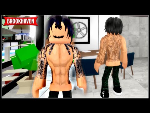How to turn BODYBUILDER in BROOKHAVEN Gym *id codes for brookhaven ABS  Muscles workout* 