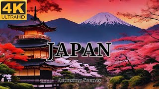 Japan In 4K - Land Of The Rising Sun | Most Beautiful Country in The World | Amusing Scenes Film