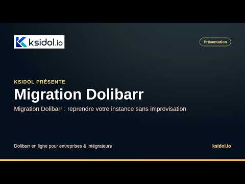 Migration vers Dolibarr sans perte