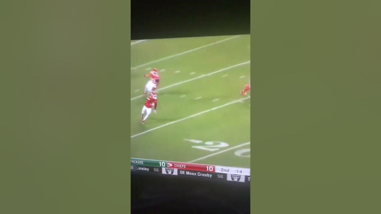 Jordan love interception for the Green Bay Packers against the Kansas