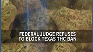 Federal Judge Refuses to Block Texas THC Ban