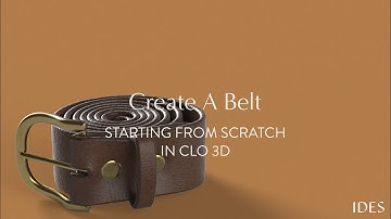How To Create A Belt in CLO 3D