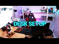 My Desk Setup/Studio Tour - Tech Youtuber's gadgets, desk, accessories and lighting!