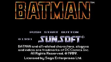 (Sega Genesis) - Longplay / Walkthrough - Batman - HD 60 FPS