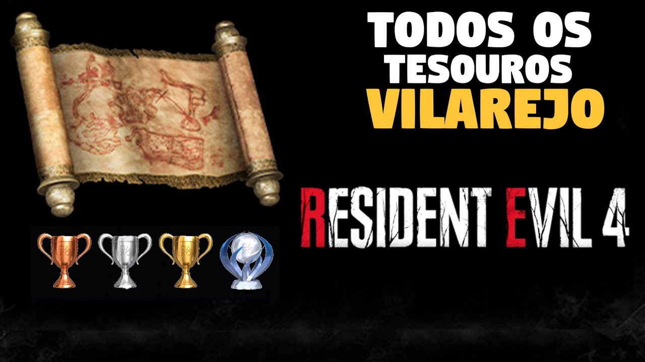 RESIDENT EVIL 4 REMAKE / TODOS OS TESOUROS DO VILAREJO, TROFÉU 