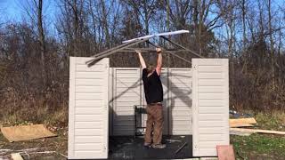 10 x 8 Shed INSTALL BUILD Keter US Leisure Plastic Resin Home Depot Tiny Home? DIY Storage