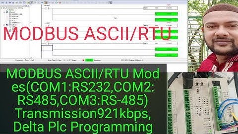 MODBUS ASCII/RTU Modes(COM1:RS232,COM2: RS485,COM3:RS-485) Transmission921kbps,Delta Plc Programming