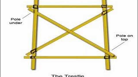 Scout Pioneering Trestle frame