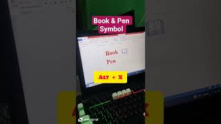 Book & Pen का Symbol कैसे लाए MS Word में #youtubeshorts #msword #funny #shorts #symbol #mswordtips