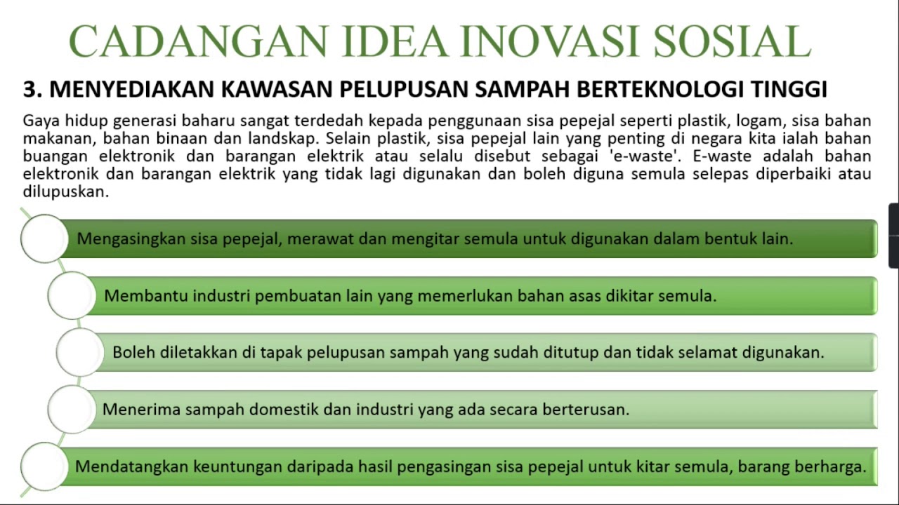Projek idea inovasi sosial