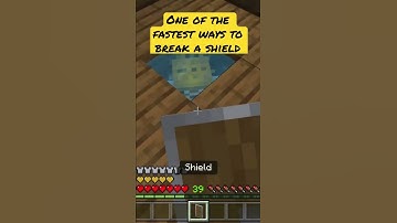 How to break a shield quickly in Minecraft. Minecraft bedrock Shield. I didn’t put any music on this
