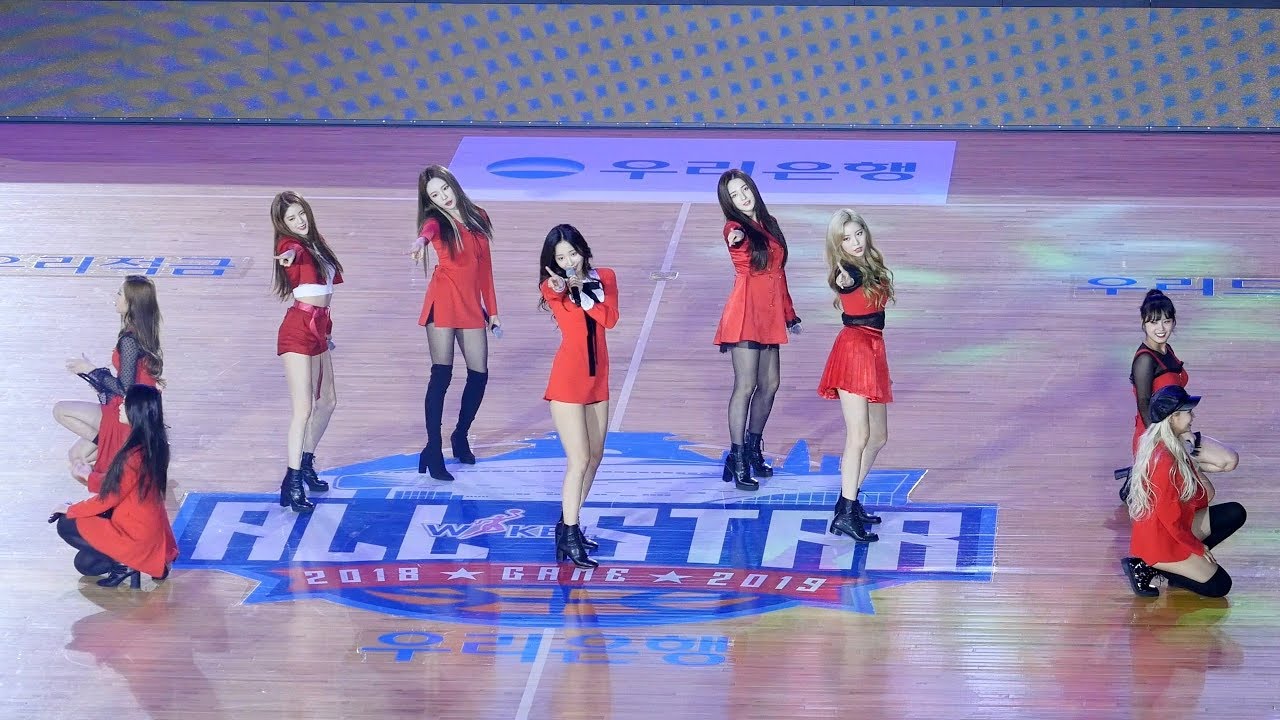 [4K] [190106] MOMOLAND 모모랜드 - BAAM 배앰 (여자프로농구 올스타전 축하공연) 전체 직캠/Fancam by PIERCE