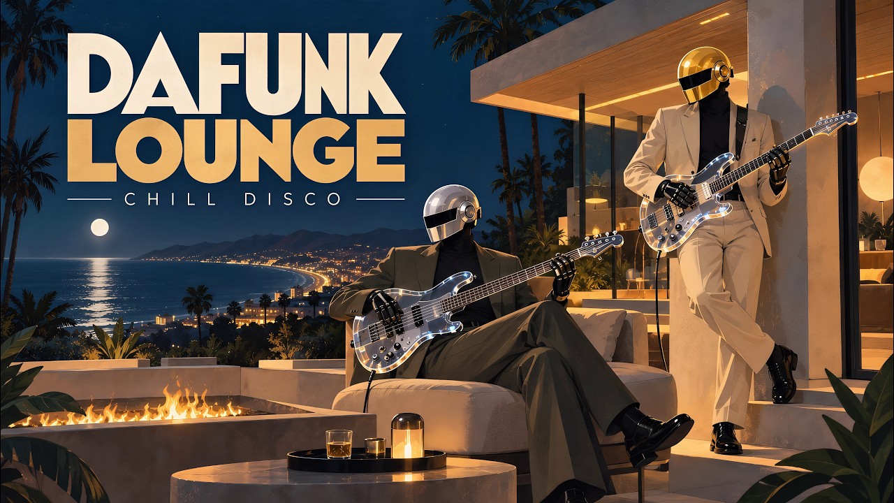 Daft Punk Inspired Chill Disco 🌙🎸 After Dark, the Funk Takes Over