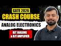 GATE 2026 Crash Course | Analog Electronics | BJT Biasing & BJT AMPLIFIER | Shishir Das Sir