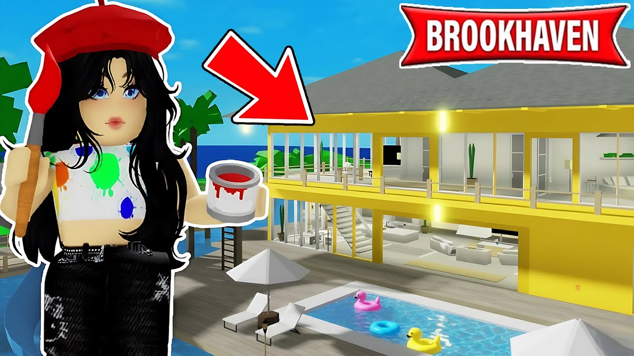 JE CRÉE LA PLUS BELLE VILLA DU SERVEUR SUR BROOKHAVEN ROBLOX !