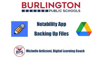 Notability App   Backing Up Files to Drive