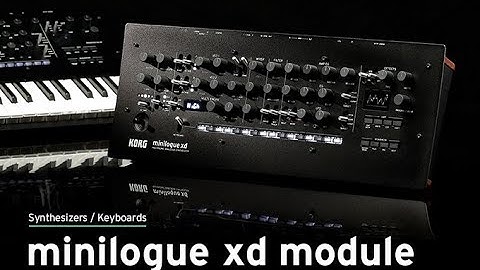 KORG minilogue xd Module: Your Desktop, Evolved.