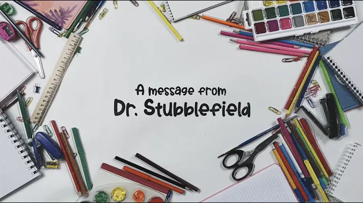 End of Year Message from Dr. Stubblefield