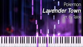 Pokemon - Lavender Town (arr. by Taioo) w/ sheet music