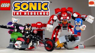 ADVENTURE! Sonic the Hedgehog LEGO Shadow Escape Knuckles Guardian Mech Set Review Rouge Bat Echidna