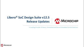 Libero® SoC Design Suite Version 12.5 Release Update