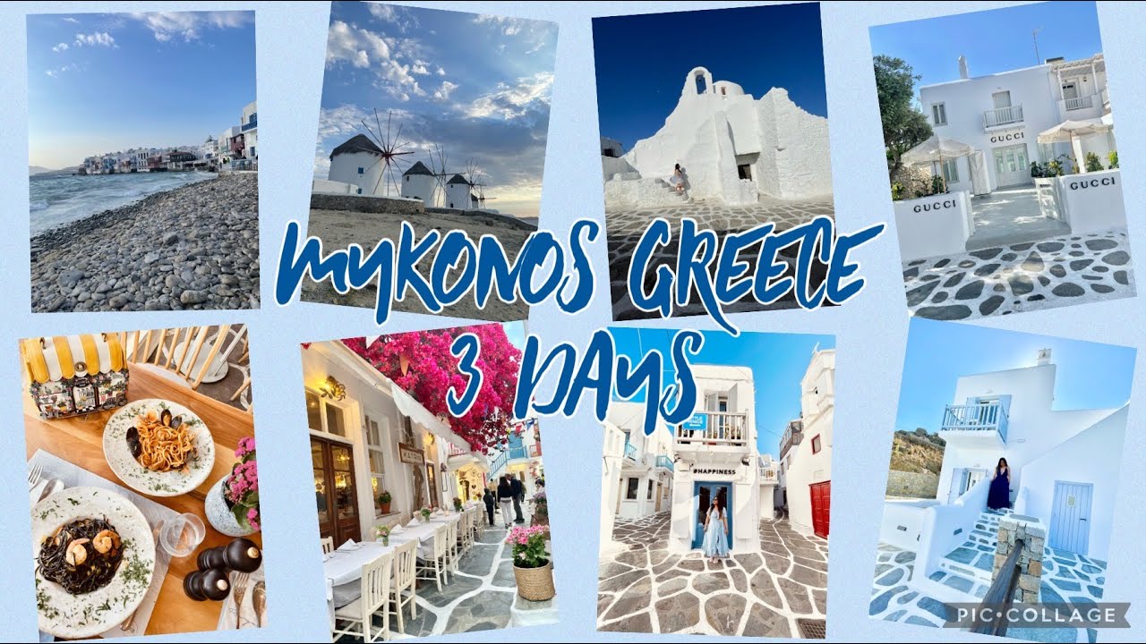Mykonos Greece 3 days on a budget - YouTube