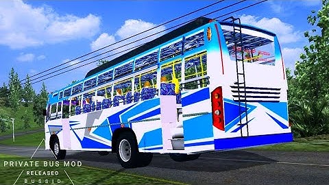 Released Tata Private Bus Mod In Bus Simulator Indonesia - Bussid Bus Mod - Bussid Car Mod - Bussid