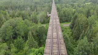 INSANE HEAIGHTS drone footage of Trestle Bridge