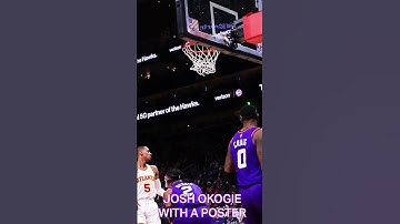 Josh Okogie goes full extension for the poster dunk! #shorts | Phoenix Suns