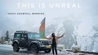 Bike chhod ke Car Rent Karni Padi | Heavy Snowfall Warning in Manali Ep 2