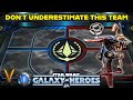 SWGOH | Don't Underestimate this Team  - Kyber 1 Grand Arena