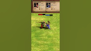 Elite Serjeant vs Elite Woad Raider (AoE2) #Shorts