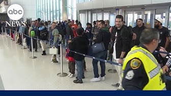 Thumbnail for Flight cuts and staff shortages disrupt travel at 40 US airports