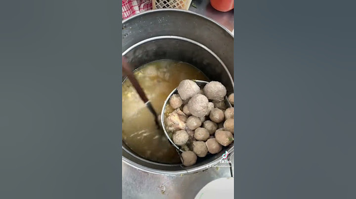 Bakso enak gerobakan di Senopati? #kuliner #bakso
