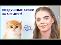 НАТУРАЛЬНЫЕ БРОВИ | ПОШАГОВЫЙ УРОК