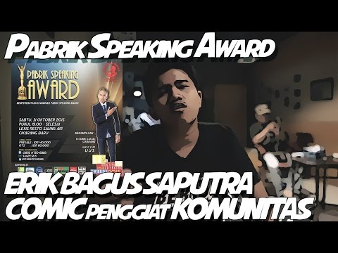 Teaser keempat - Erik comic dan juga penggiat Cikarang