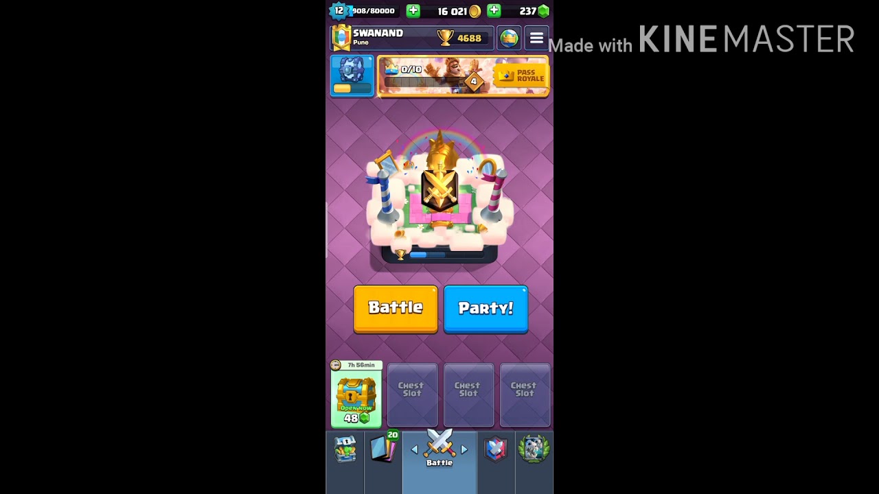How to select 4 cards at a time in clash Royal clasher boy YouTube