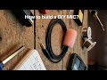 Turn TRASH into  STUDIO Microphone! (Step-by-Step) Guide. How to build 🎤? Vlogs youtuber helper kit!