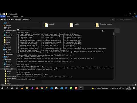 Video: ¿Qué es la utilidad bcp en SQL Server?
