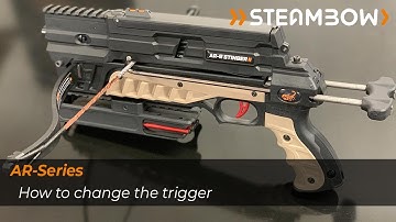 Changing the trigger in Steambow’s AR-6 Stinger II pistol crossbow