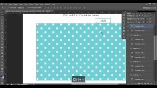 How to make planner dividers using a Printable Photoshop Template (half page size)