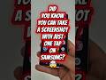 Samsung Can Take Screenshots with a Single Tap | Hidden One UI Trick 2025
