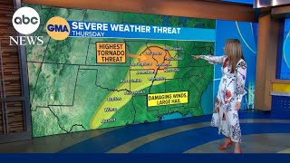 At least 27 reported tornadoes touch down in 7 states
