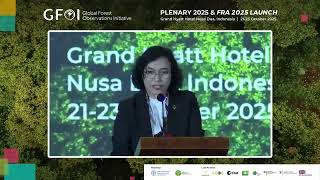 Launch event: FRA 2025 results | GFOI Plenary 2025