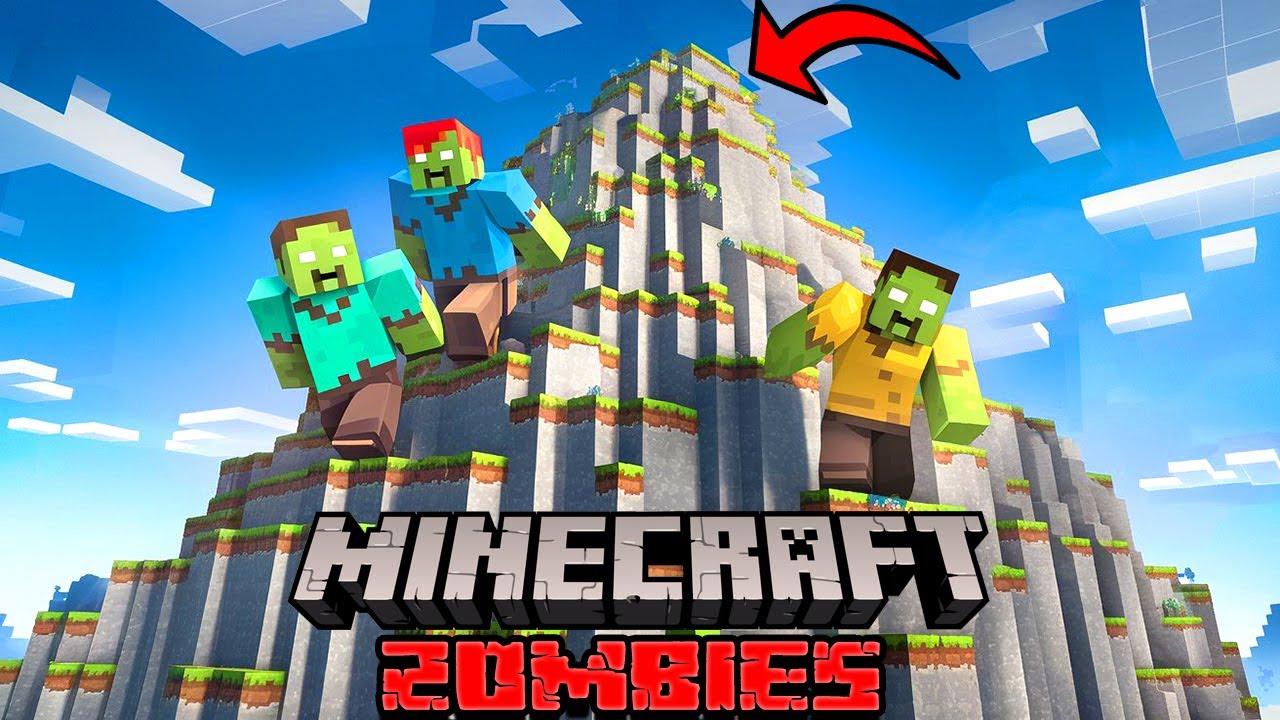 Found a Zombie LAIR in MINECRAFT | 1000 Zombies are chasing me!