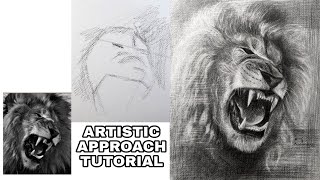 How to draw animals using artistic approach