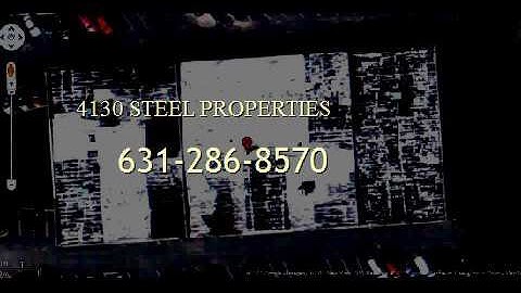 4130 STEEL PROPERTIES