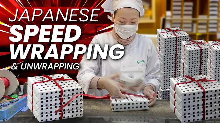 Japanese SPEED WRAPPING Gift Experience  ONLY in J...