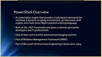 PowerShell Scripting Training - YouTube