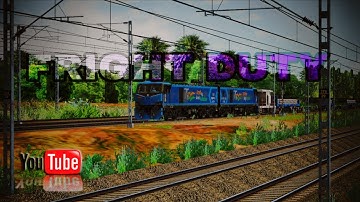 MSTS|OPEN RAILS|FRIGHT DUTY |KHANDESH SECTION|WAG12 IN DFC SECTION|HEAVYTRAFFIC|#msts#train#railway